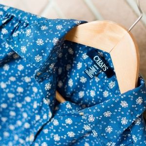 Chaps Floral Blouse